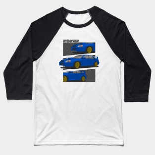 Blue Subaru Impreza WRX STI Baseball T-Shirt